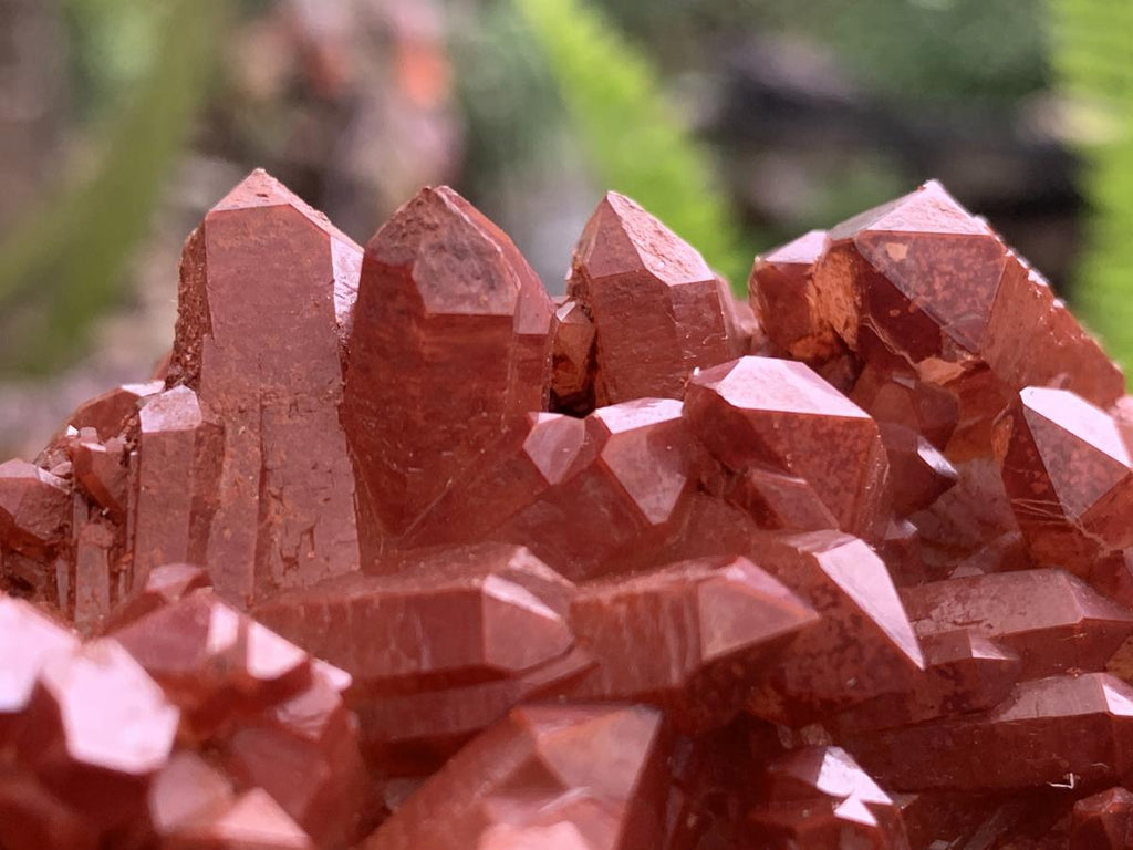 Natural Red Hematiod Quartz Cluster x 1 From Pella, Orange River, Northern Cape