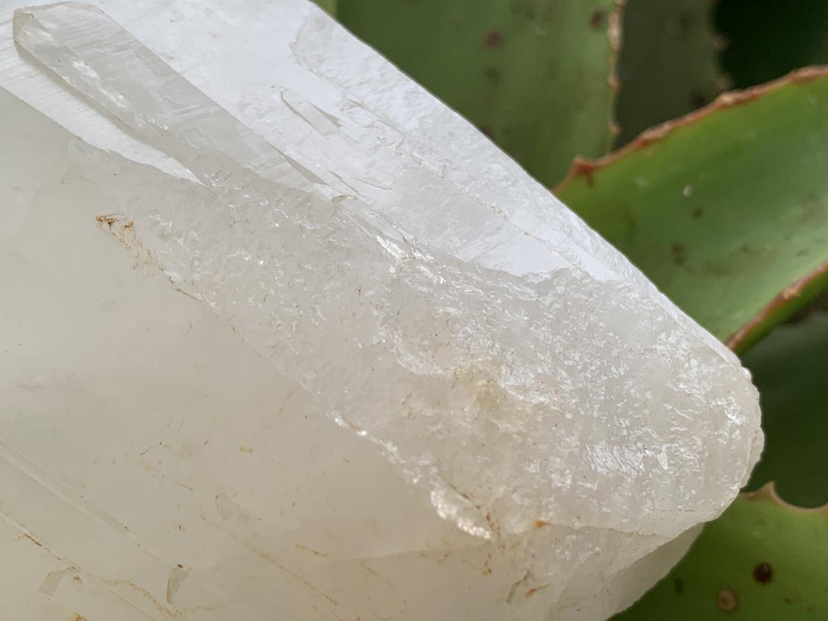 Natural Large Split Termination Quartz Crystal x 1 From Ambatofinandrahana, Madagascar