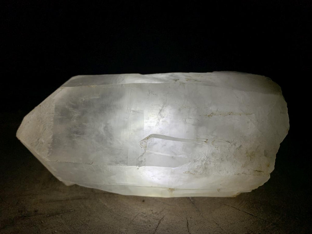Natural Large Split Termination Quartz Crystal x 1 From Ambatofinandrahana, Madagascar