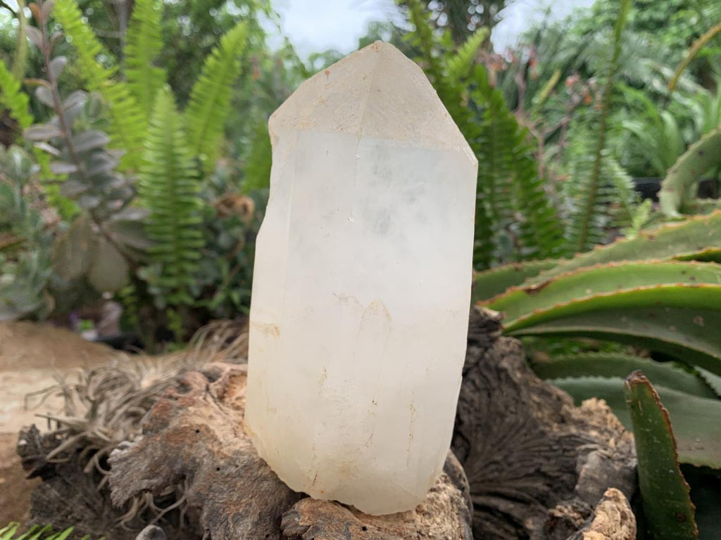 Natural Large Split Termination Quartz Crystal x 1 From Ambatofinandrahana, Madagascar
