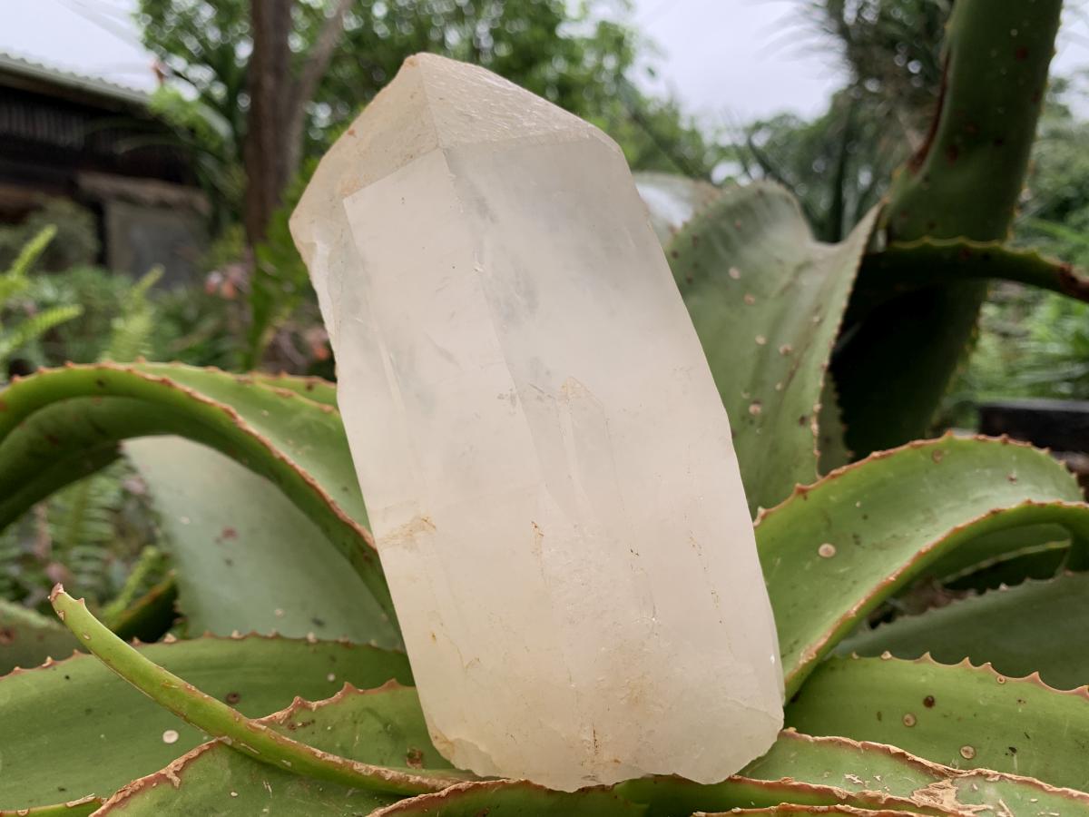 Natural Large Split Termination Quartz Crystal x 1 From Ambatofinandrahana, Madagascar