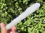 Natural Extra Long Drusy Quartz Coated Snow Finger Crystal x 1 From Albert's Mountain, Lesotho