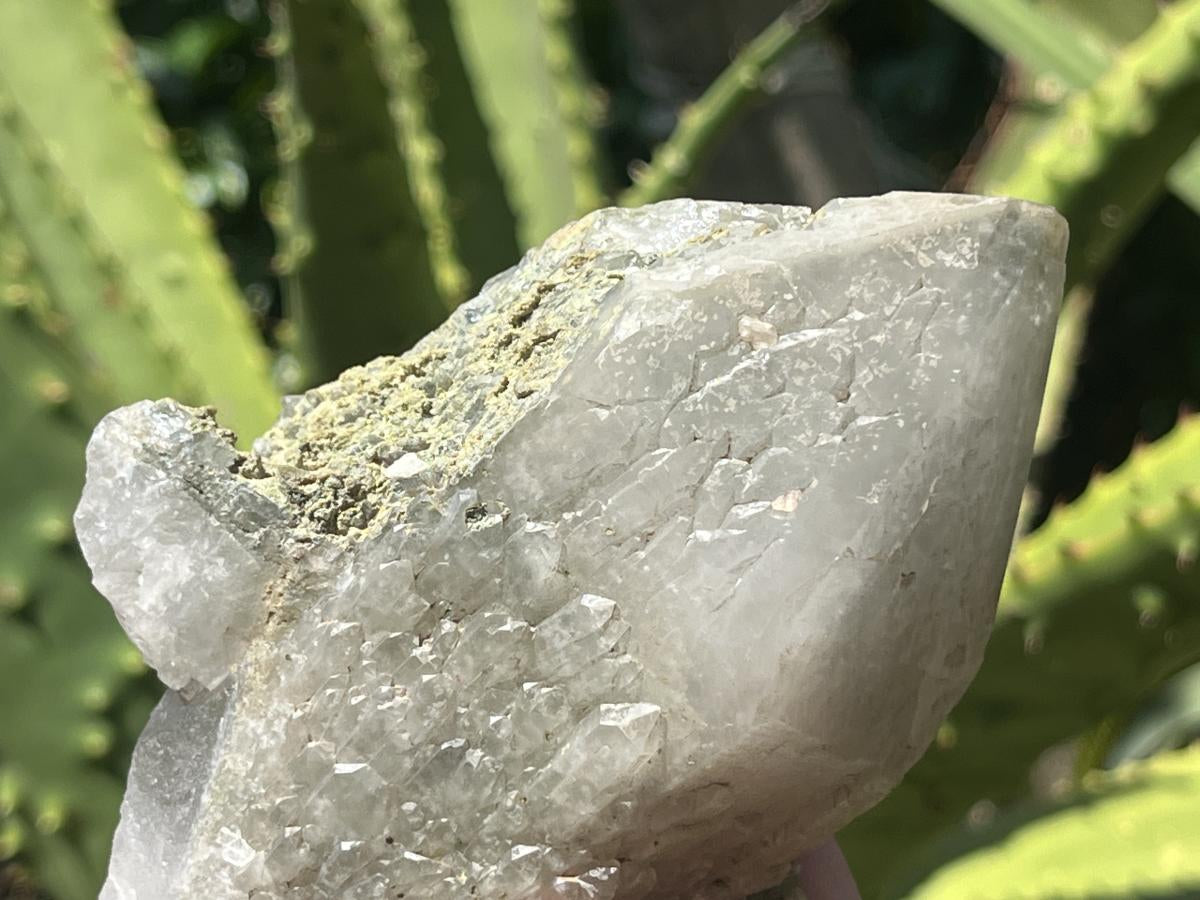 Natural Green Epidote Cascading Quartz Crystal x 1 From Messina Mine, Musina, South Africa