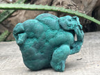 Natural Solid Botryoidal Crystalline Malachite Specimen x 1 From Kolwezi, Congo