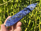Polished Double Terminated Blue Sodalite Crystal x 1 From Kunene, Namibia
