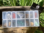 Polished and Natural Set of 14 Gemstones From Southern Africa (Sold Per Set)