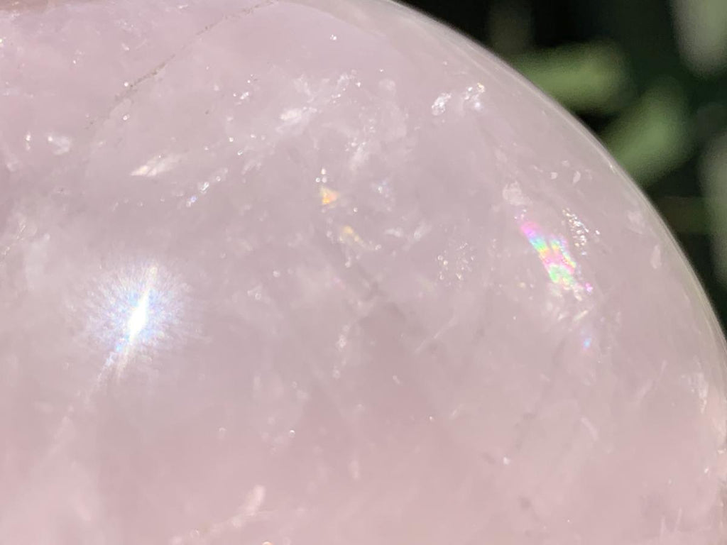 Polished Gemmy Star Rose Quartz Sphere x 1 From Ambatondrazaka, Madagascar