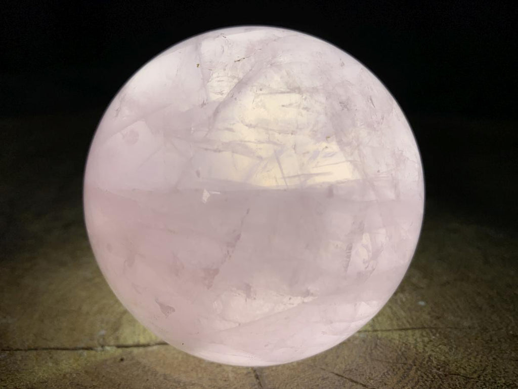 Polished Gemmy Star Rose Quartz Sphere x 1 From Ambatondrazaka, Madagascar