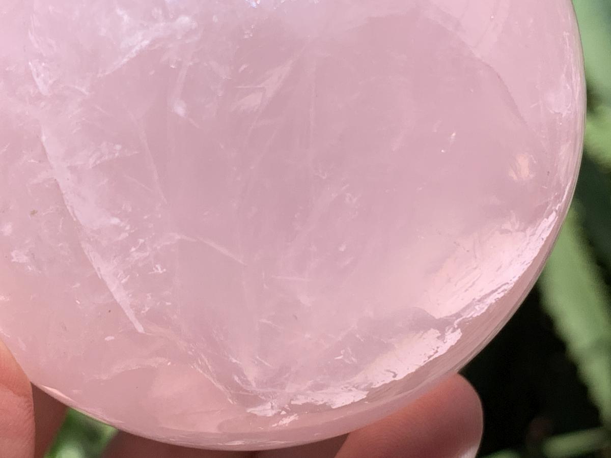 Polished Gemmy Star Rose Quartz Sphere x 1 From Ambatondrazaka, Madagascar