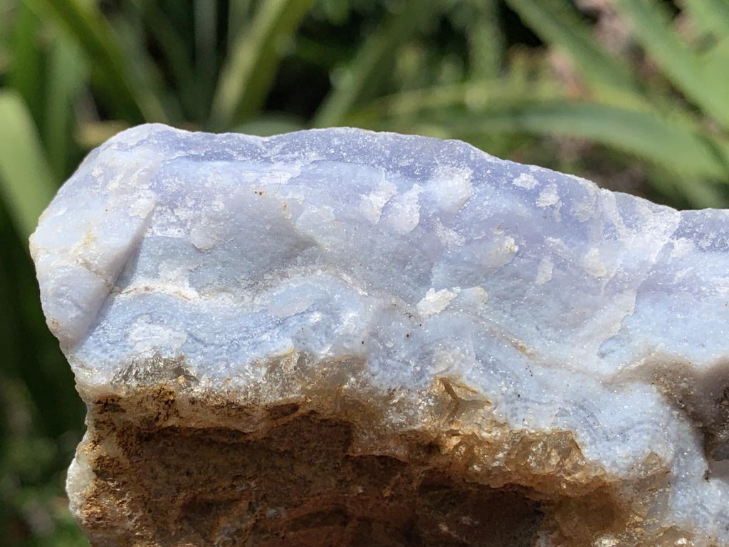 Natural Large Blue Lace Agate Crystalline Plate x 1 From Namibia