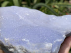 Natural Large Blue Lace Agate Crystalline Plate x 1 From Namibia