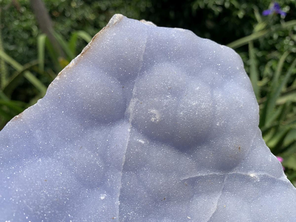 Natural Large Blue Lace Agate Crystalline Plate x 1 From Namibia