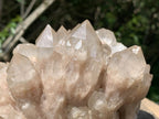 Natural White Phantom Cascading Smokey Quartz Crystal Cluster x 1 From Luena, Congo
