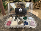 Natural 10 Piece Set of Mixed Gemstones, Minerals and Crystals From Southern Africa (Sold Per Set)