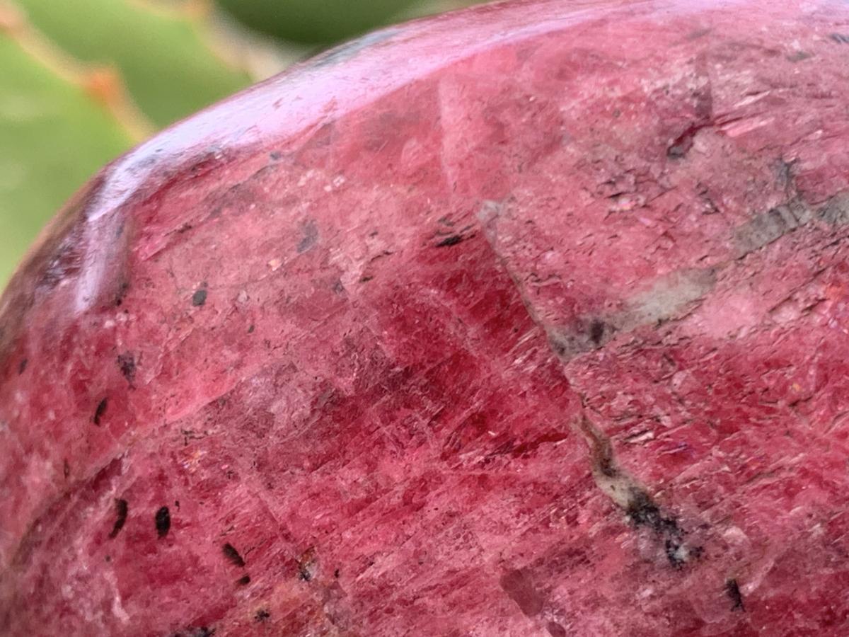 Polished Rare Red Rhodonite Standing Free Form x 1 From Zimbabwe