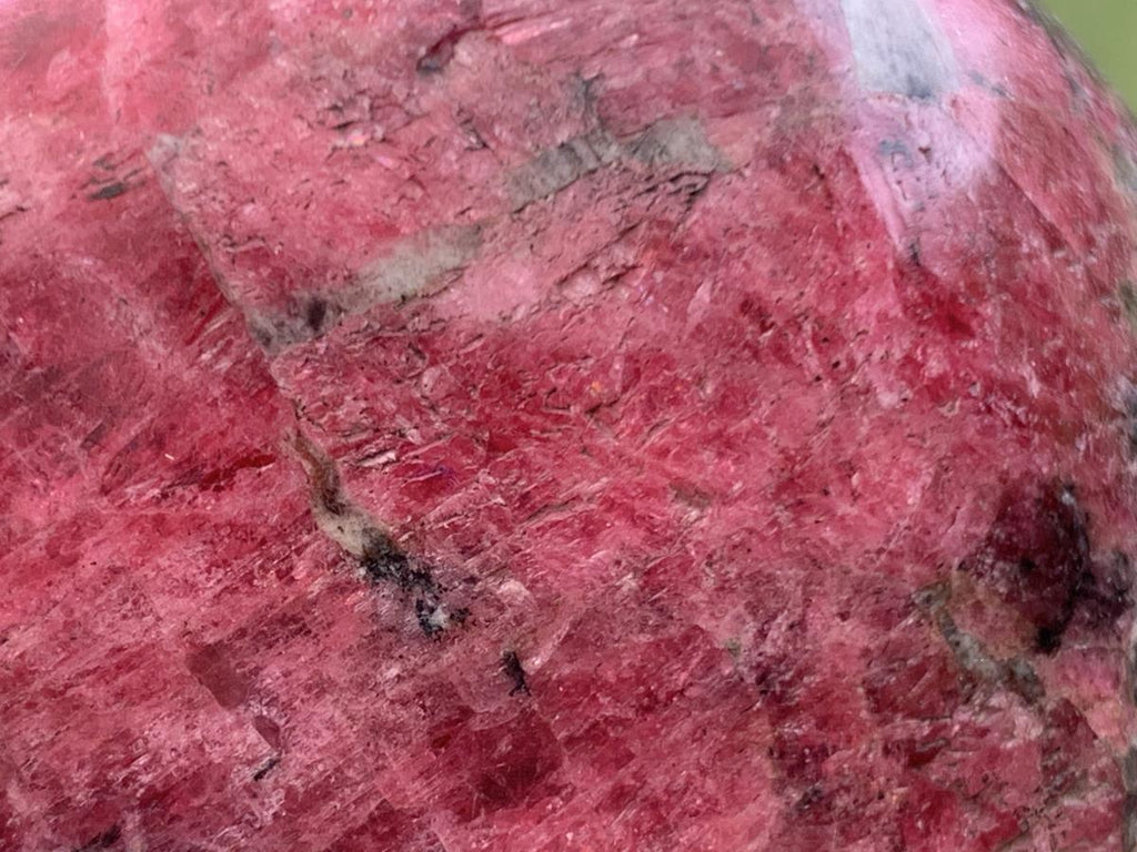 Polished Rare Red Rhodonite Standing Free Form x 1 From Zimbabwe