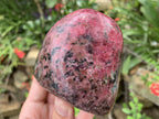 Polished Rare Red Rhodonite Standing Free Form x 1 From Zimbabwe