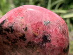 Polished Rare Red Rhodonite Standing Free Form x 1 From Zimbabwe