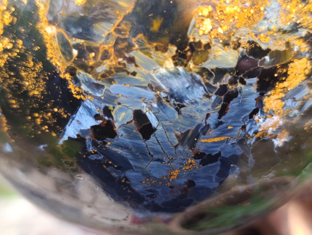 Polished Large Ultra Rare Pietersite Sphere x 1 From Outjo, Namibia