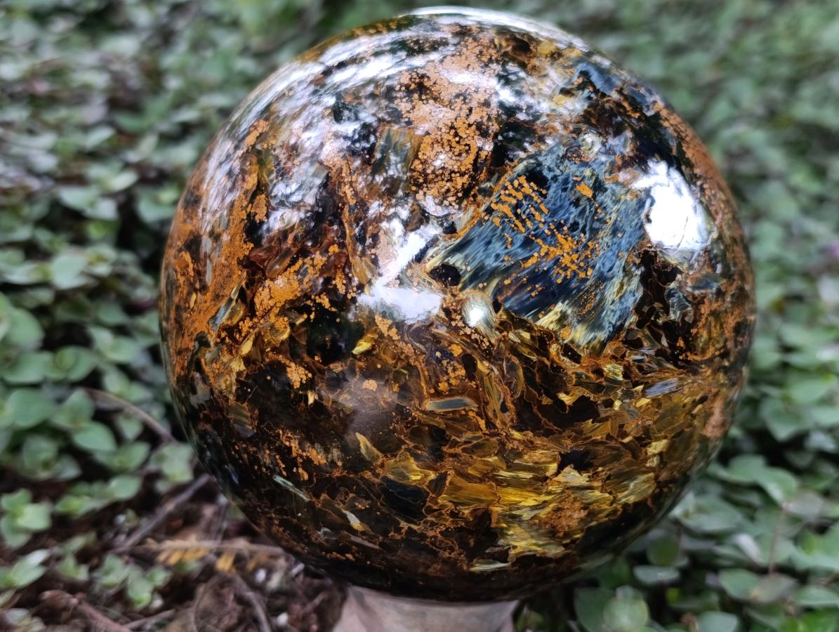 Polished Large Ultra Rare Pietersite Sphere x 1 From Outjo, Namibia