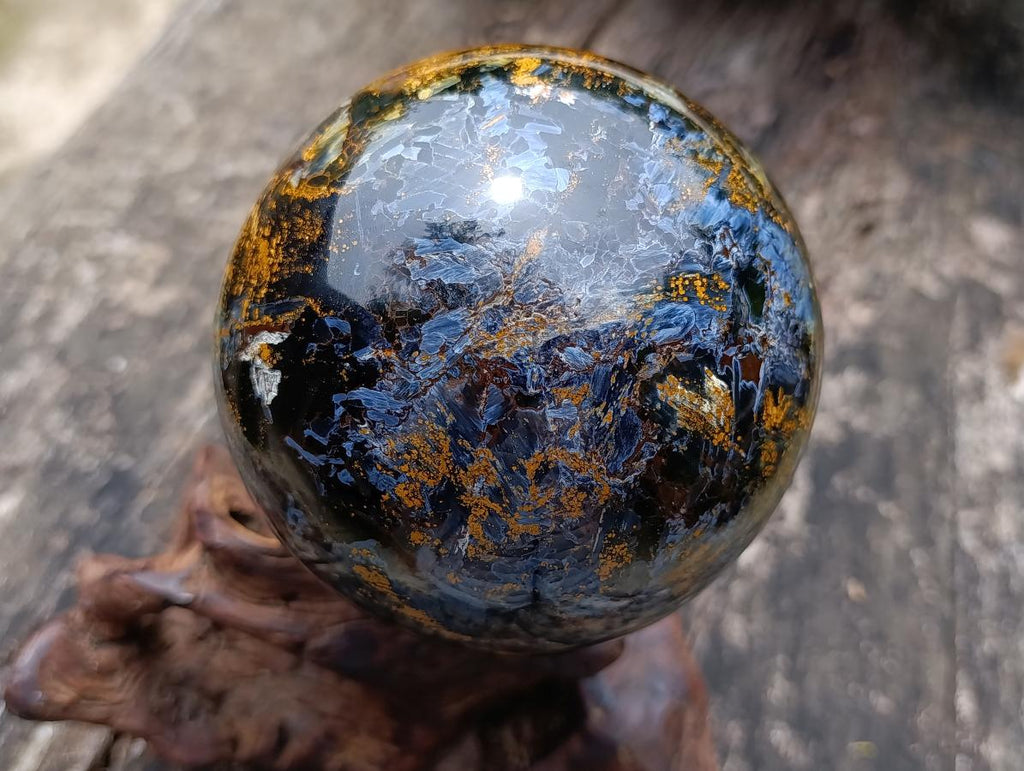 Polished Large Ultra Rare Pietersite Sphere x 1 From Outjo, Namibia