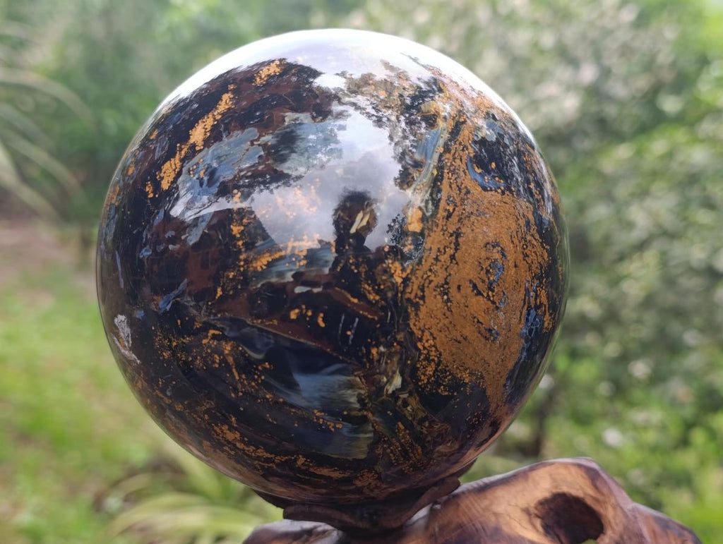 Polished Large Ultra Rare Pietersite Sphere x 1 From Outjo, Namibia
