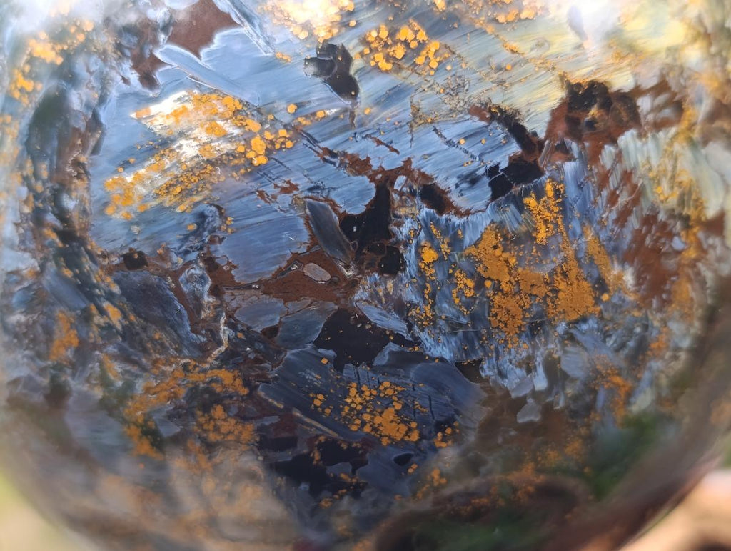 Polished Large Ultra Rare Pietersite Sphere x 1 From Outjo, Namibia