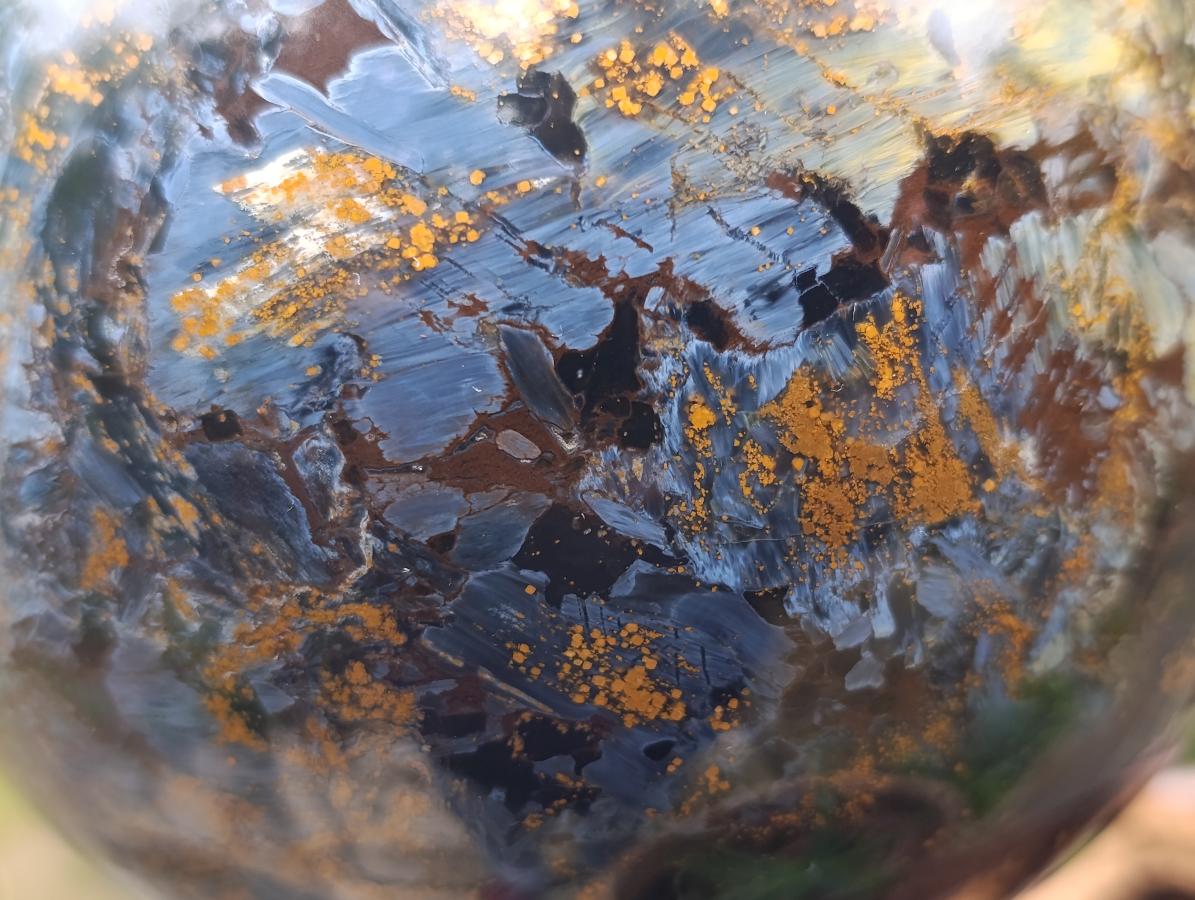 Polished Large Ultra Rare Pietersite Sphere x 1 From Outjo, Namibia