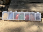 Polished Gemstone Chakra Set of Seven Stones - Sold Per Set - From Southern Africa