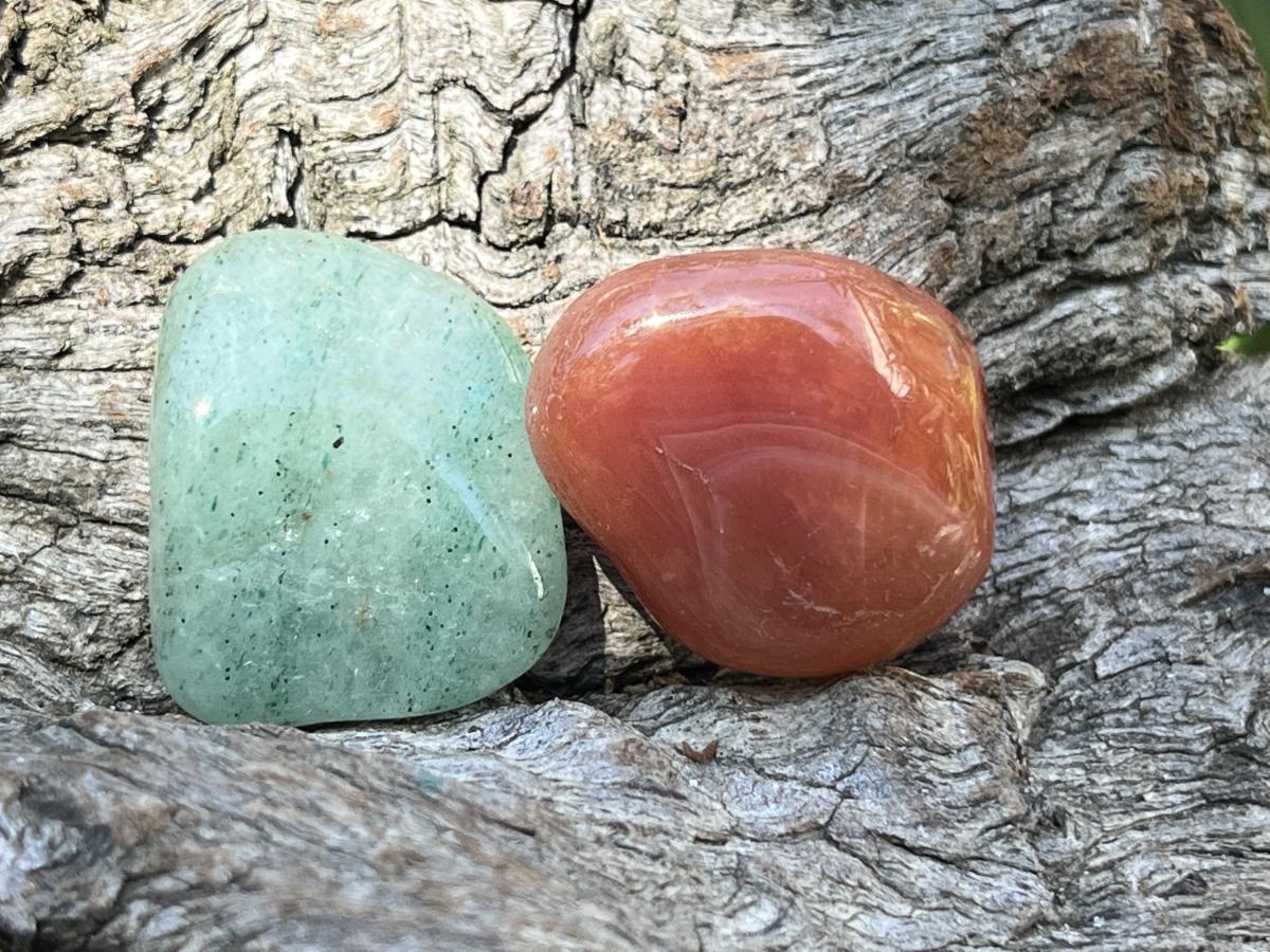 Polished Gemstone Chakra Set of Seven Stones - Sold Per Set - From Southern Africa