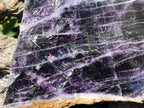 Polished Large Watermelon Fluorite Slice x 1 From Uis, Namibia