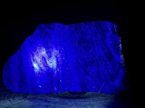 Polished Large Watermelon Fluorite Slice x 1 From Uis, Namibia