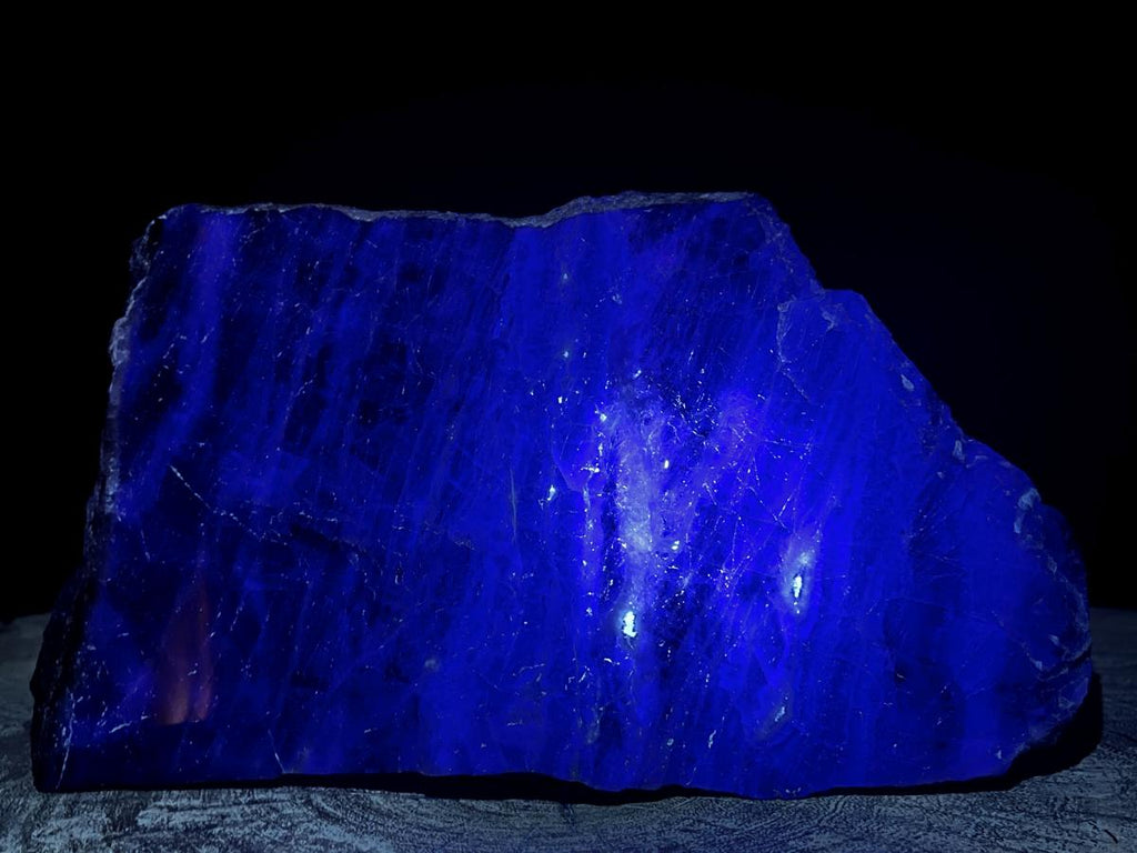 Polished Large Watermelon Fluorite Slice x 1 From Uis, Namibia