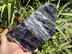 Polished Large Watermelon Fluorite Slice x 1 From Uis, Namibia