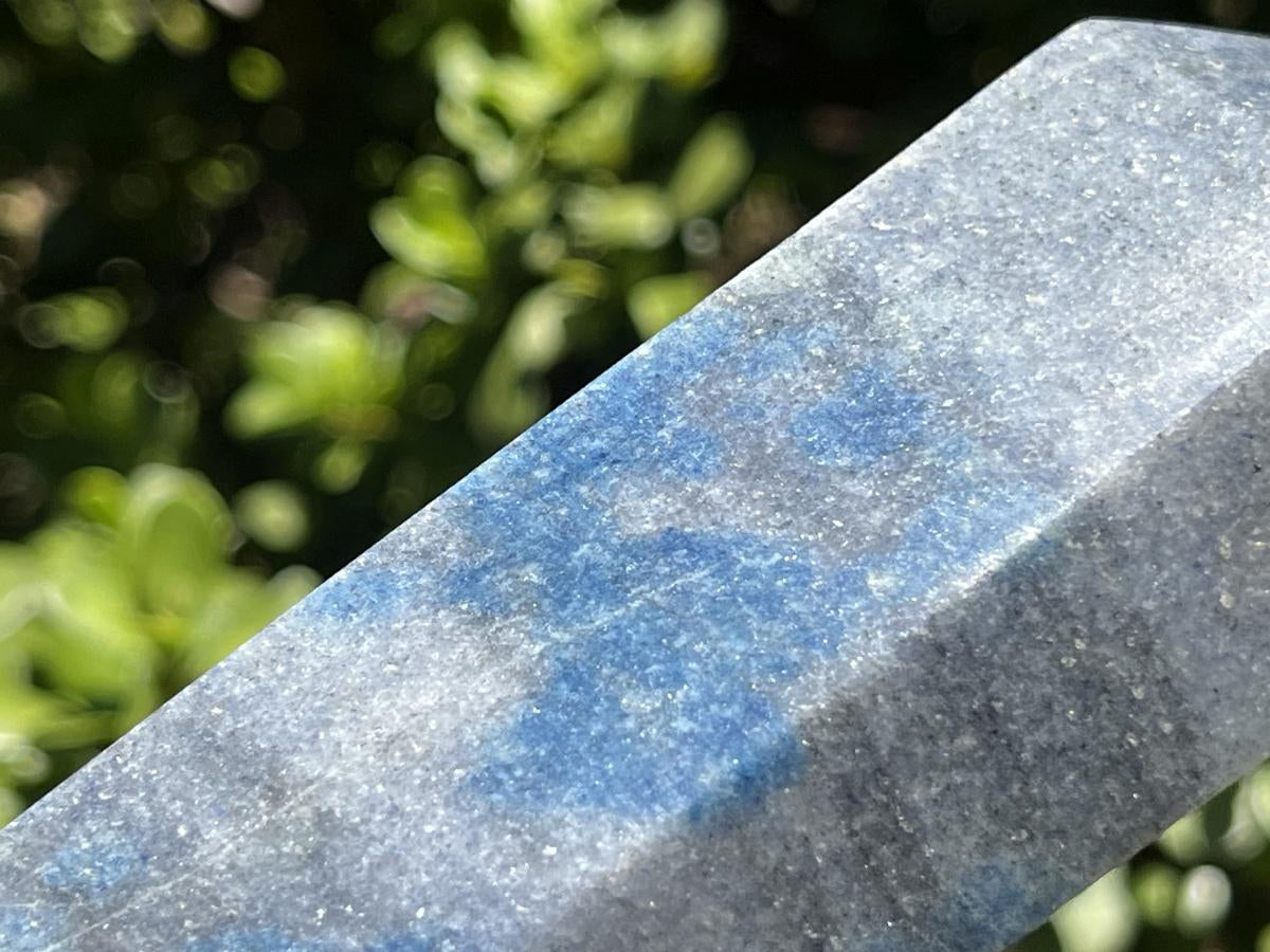 Polished Double Terminated Blue Spotted Spinel Crystal x 1 From Madagascar