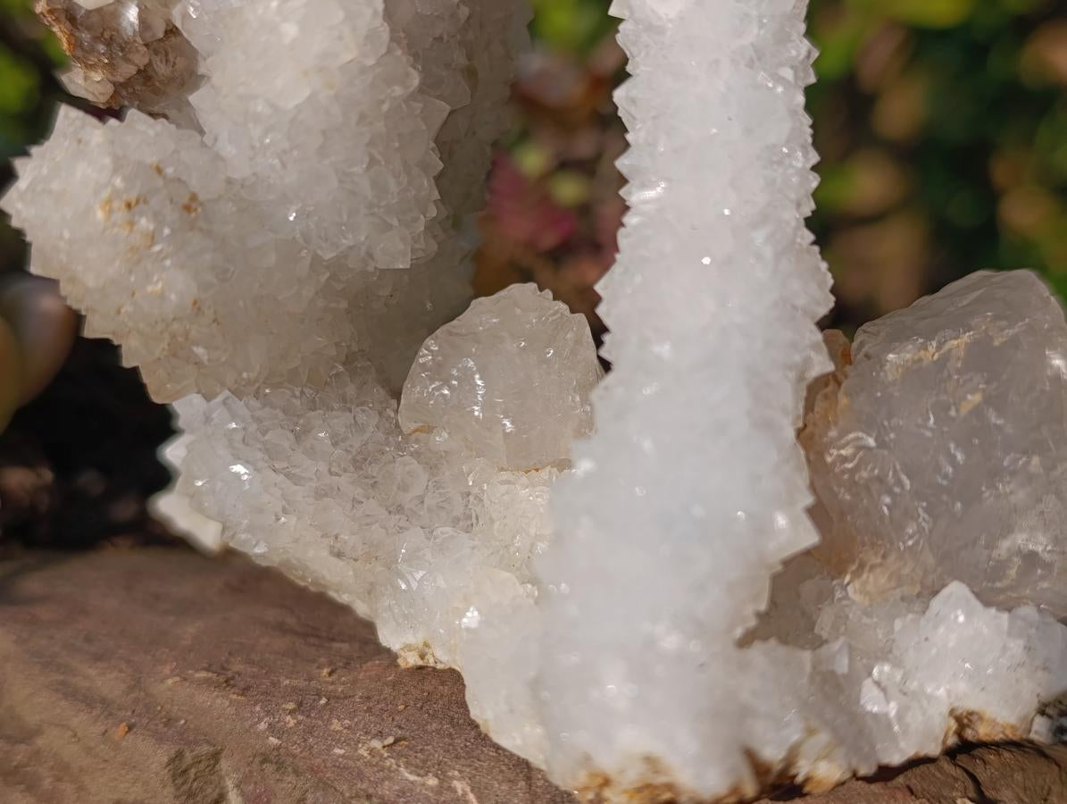 Natural Large Lesotho Snow Finger Crystal Cluster x 1 From Albert's Mountain, Lesotho