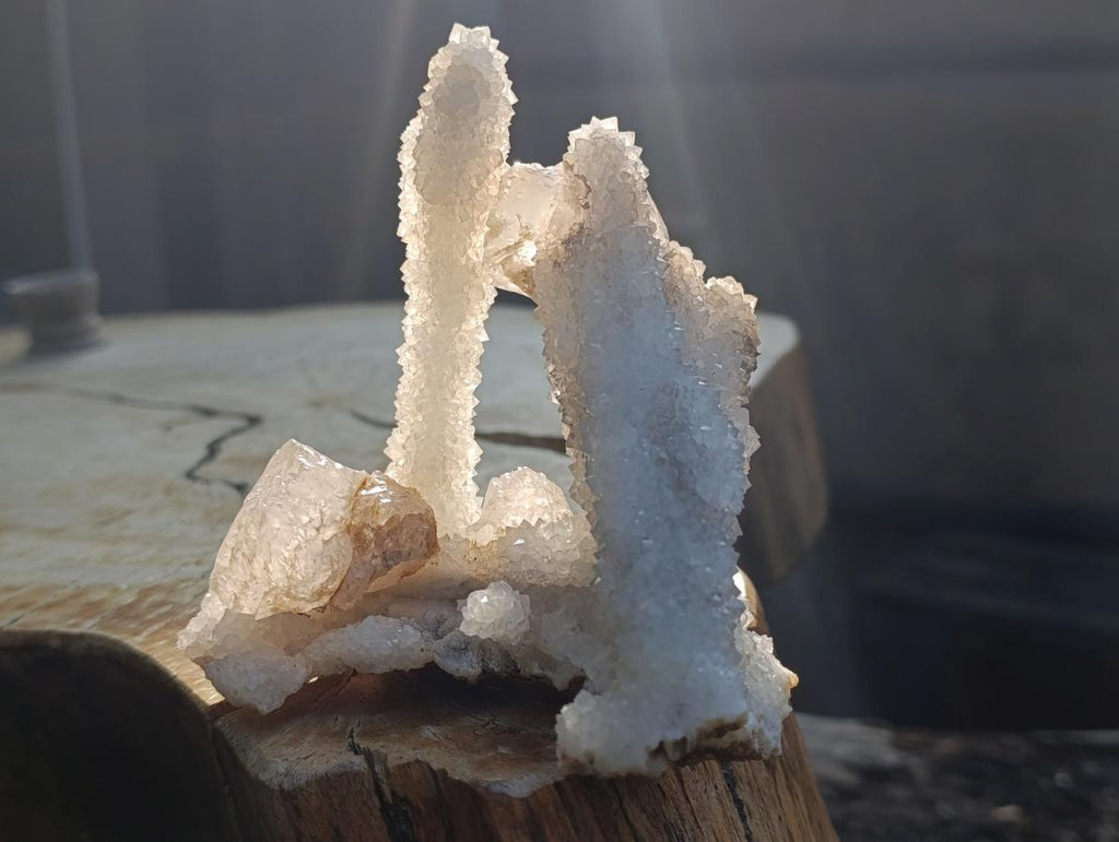Natural Large Lesotho Snow Finger Crystal Cluster x 1 From Albert's Mountain, Lesotho