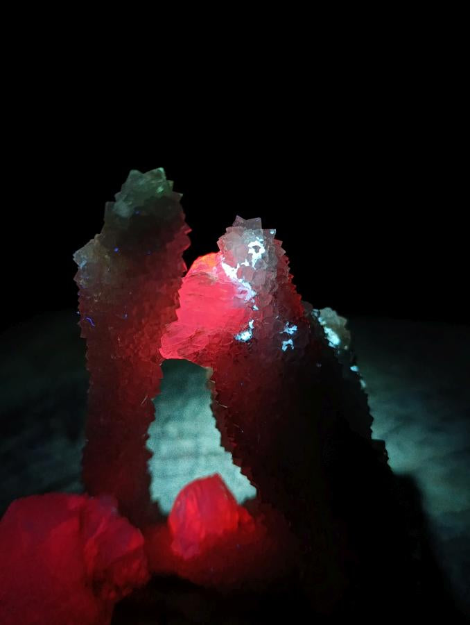 Natural Large Lesotho Snow Finger Crystal Cluster x 1 From Albert's Mountain, Lesotho