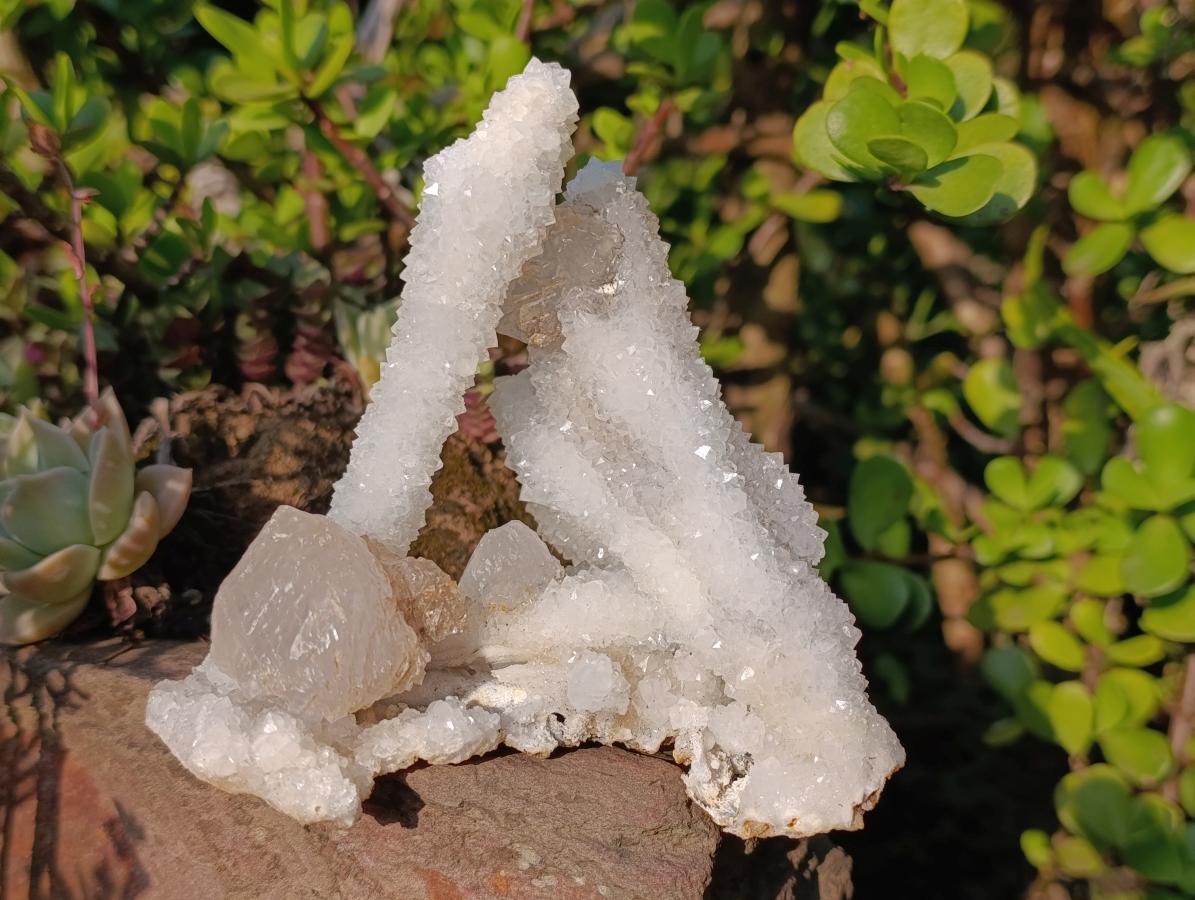 Natural Large Lesotho Snow Finger Crystal Cluster x 1 From Albert's Mountain, Lesotho