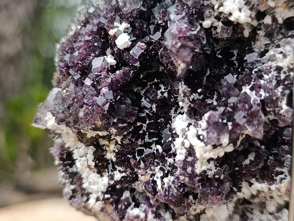 Natural Green Cubic Fluorite Floater Specimen x 1 From Okorusu, Namibia