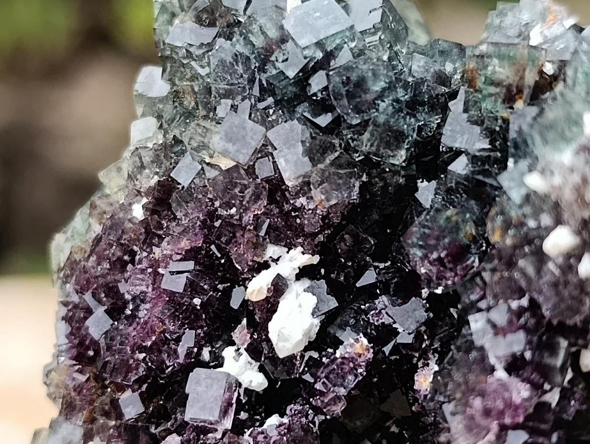 Natural Green Cubic Fluorite Floater Specimen x 1 From Okorusu, Namibia