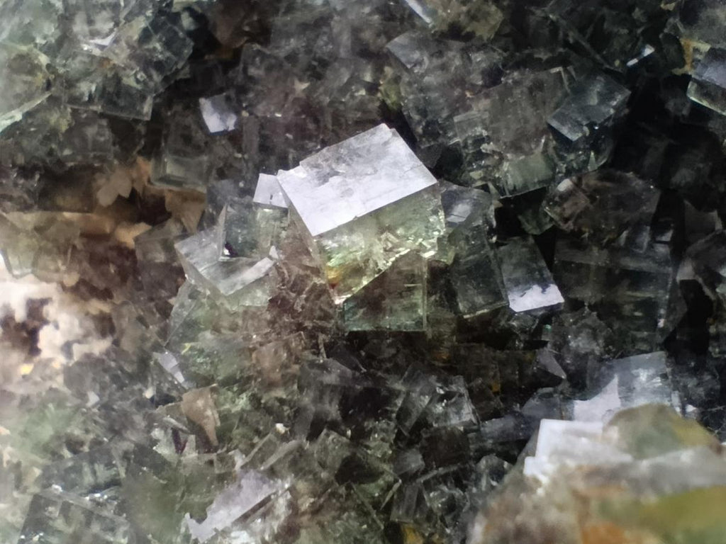 Natural Green Cubic Fluorite Floater Specimen x 1 From Okorusu, Namibia