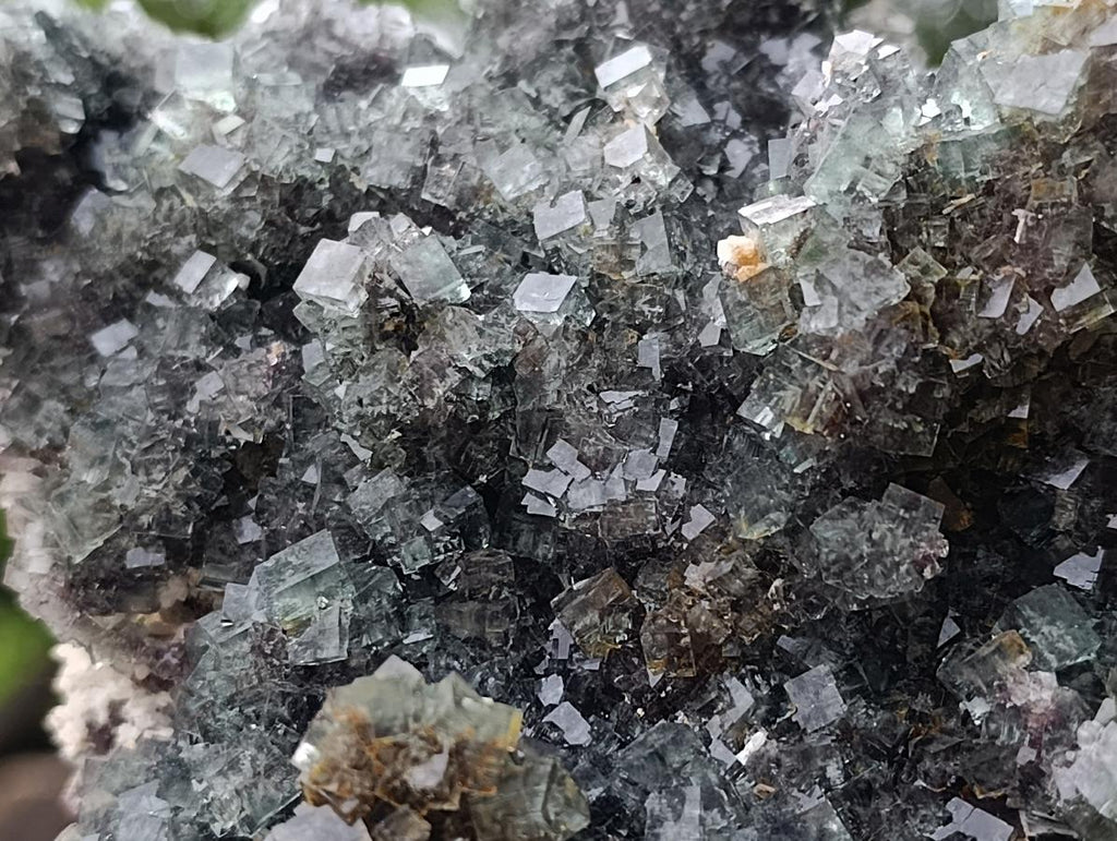 Natural Green Cubic Fluorite Floater Specimen x 1 From Okorusu, Namibia