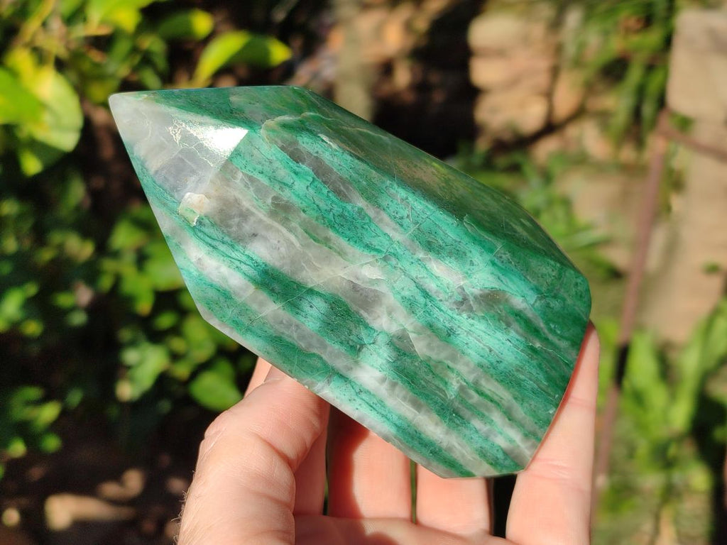 Polished Budstone Display Crystal x 1 From Swaziland