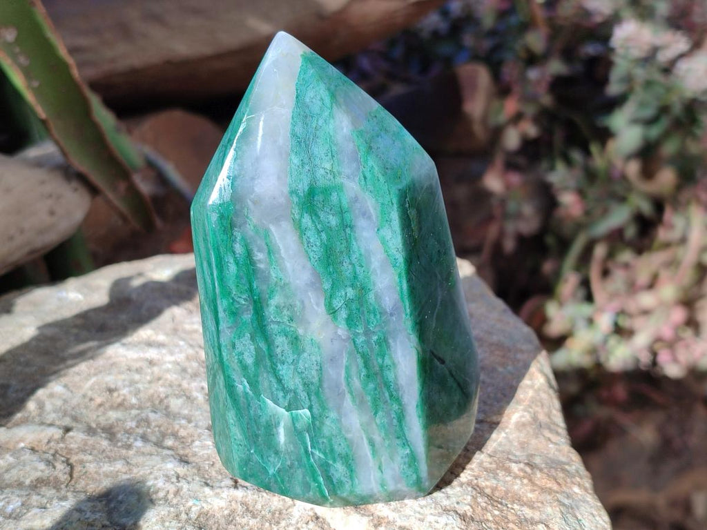 Polished Budstone Display Crystal x 1 From Swaziland