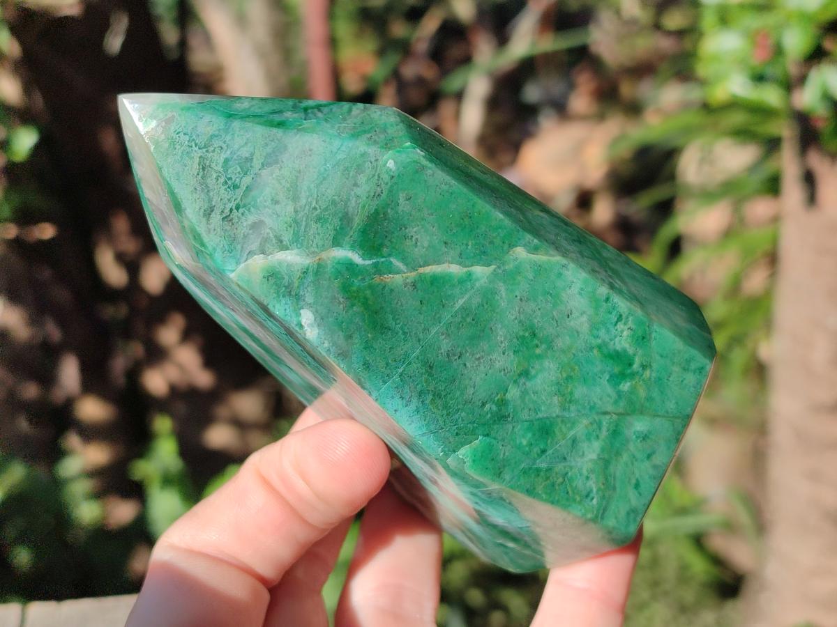 Polished Budstone Display Crystal x 1 From Swaziland