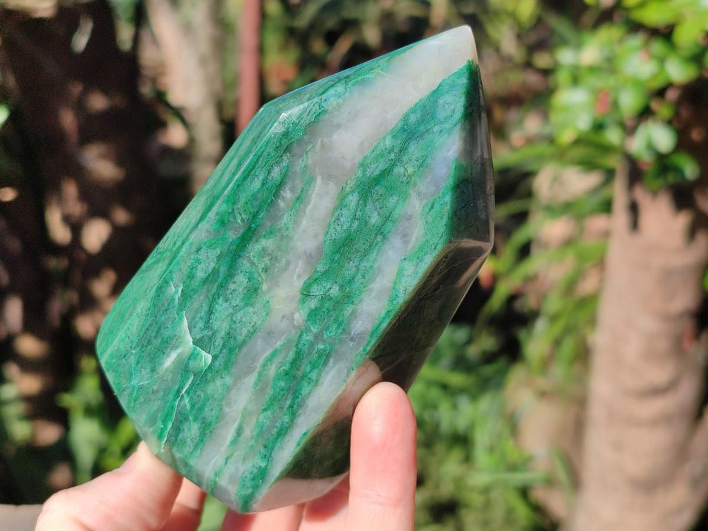 Polished Budstone Display Crystal x 1 From Swaziland