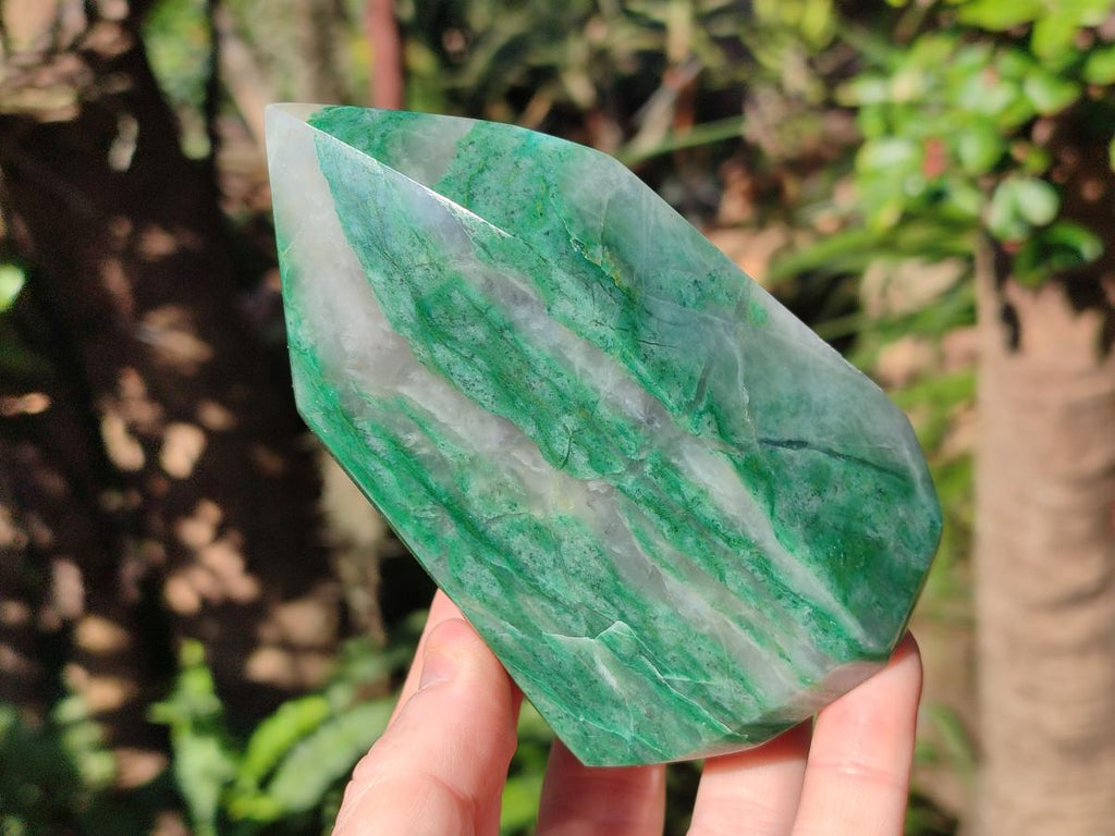 Polished Budstone Display Crystal x 1 From Swaziland