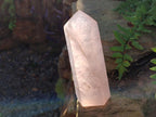Polished Gemmy Pink Rose Quartz Display Crystal x 1 From Ambatondrazaka, Madagascar