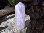 Polished Gemmy Pink Rose Quartz Display Crystal x 1 From Ambatondrazaka, Madagascar